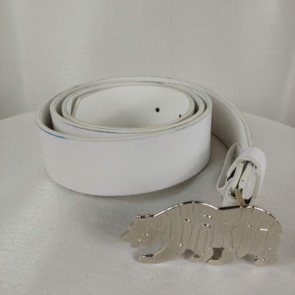 Rue21 White Puv Belt
